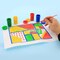 BAZIC 4 Color Poster Paint Set, 0.61 fl oz Each, with Brush, Smooth Even Coverage, for Kids Painting, Art Class, Craft Projects